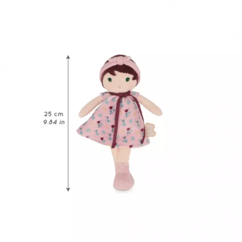 Kaloo Muñeca de tela Léonie 25 cm en caja de regalo - Colección Tendresse