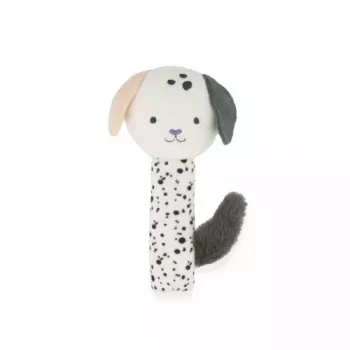 Kaloo Sonajero de tela estimulante con espejo seguro - Cachorro