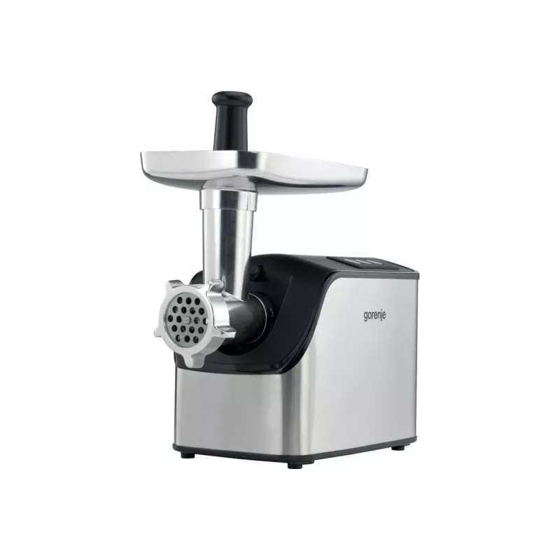 Gorenje MG2202XE Picadora de carne, Acero inoxidable/Negro, 2200 W, 2,2 kg/min