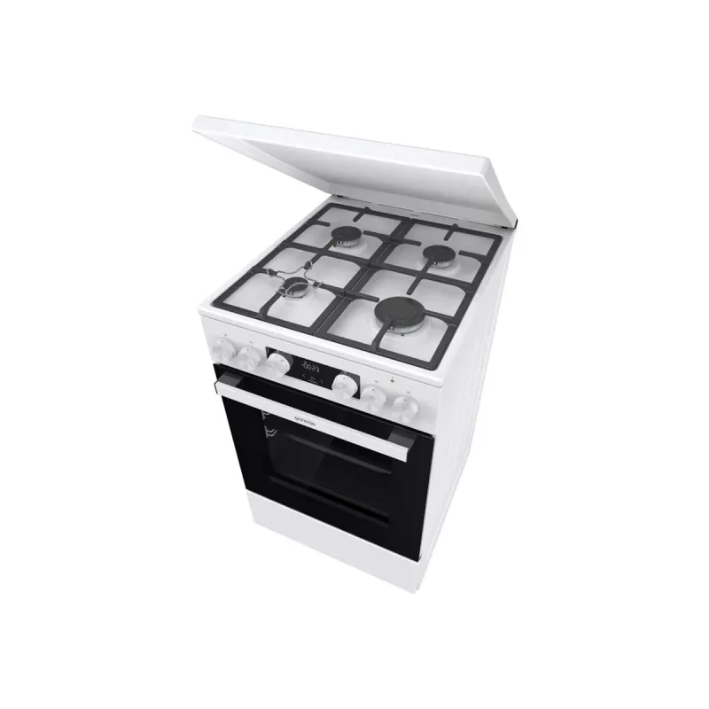 Gorenje GK5C42WF-B Cocina de gas y eléctrica independiente, Blanca, 50 cm, 70 L