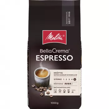 MELITTA BellaCrema Espresso Café en grano 1 kg Intensidad 5/5