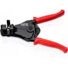 KNIPEX 1221 Pelacables automático 0,03-10 mm² (32-8 AWG) con cuchilla, 180 mm