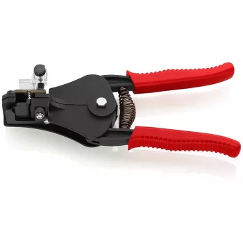KNIPEX 1221 Pelacables automático 0,03-10 mm² (32-8 AWG) con cuchilla, 180 mm