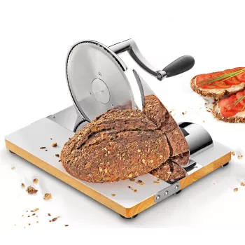 Zassenhaus Vintage Cortador de pan manual Cromo