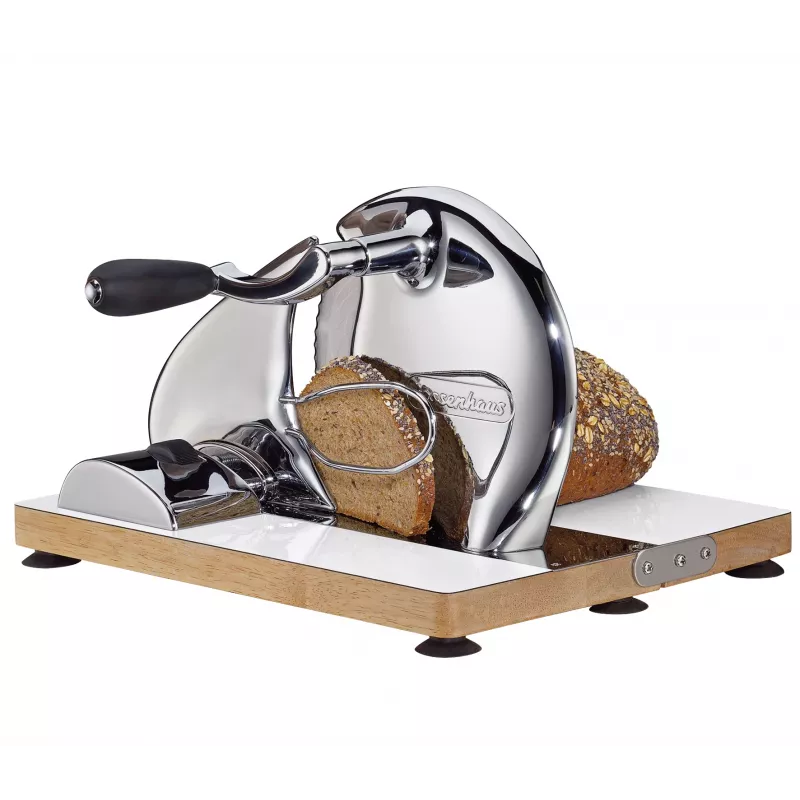 Zassenhaus Vintage Cortador de pan manual Cromo