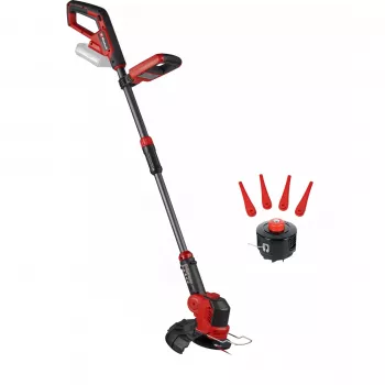 EINHELL Power X-Change Desbrozadora a batería GE-CT 18/25-1 Li-Solo, 18V (Rojo/Negro, sin batería ni cargador)