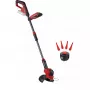 EINHELL Power X-Change Desbrozadora a batería GE-CT 18/25-1 Li-Solo, 18V (Rojo/Negro, sin batería ni cargador)