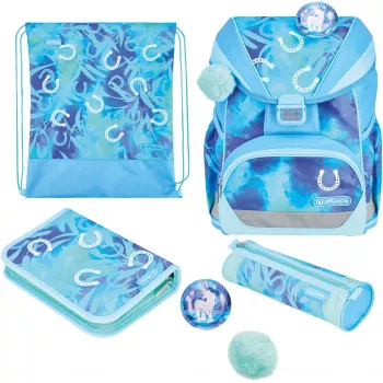 Herlitz UltraLight XL Plus Lucky Horse set de mochila escolar
