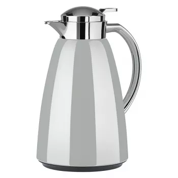 EMSA CAMPO termo, 1 litro, gris claro/acero inoxidable, cierre Quick-Tip