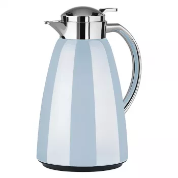 EMSA CAMPO termo, 1 litro, azul claro / acero inoxidable, cierre QUICK TIP