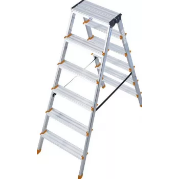 Krause Dopplo escalera de tijera de doble cara 2x6 peldaños 120427