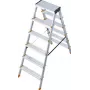 Krause Dopplo escalera de tijera de doble cara 2x6 peldaños 120427