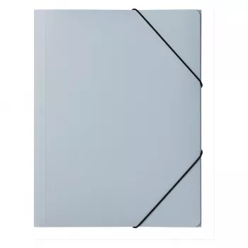 PAGNA carpeta de esquinas con elástico Pastell eco A4 PP azul pastel para documentos A4