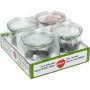 WECK tarro de conserva 0,5L set de 4 unidades