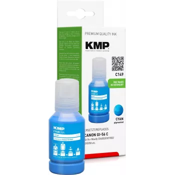 KMP 1584,0003 cian botella de tinta 135 ml 14000 páginas pack individual