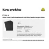 Klingspor PS 11 A papel de lija para uso en húmedo y en seco, P1500, 50 hojas