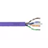 DIGITUS Cat.6 U/UTP cable de instalación B2ca, AWG23/1, LSOH, 500m, lila, rollo
