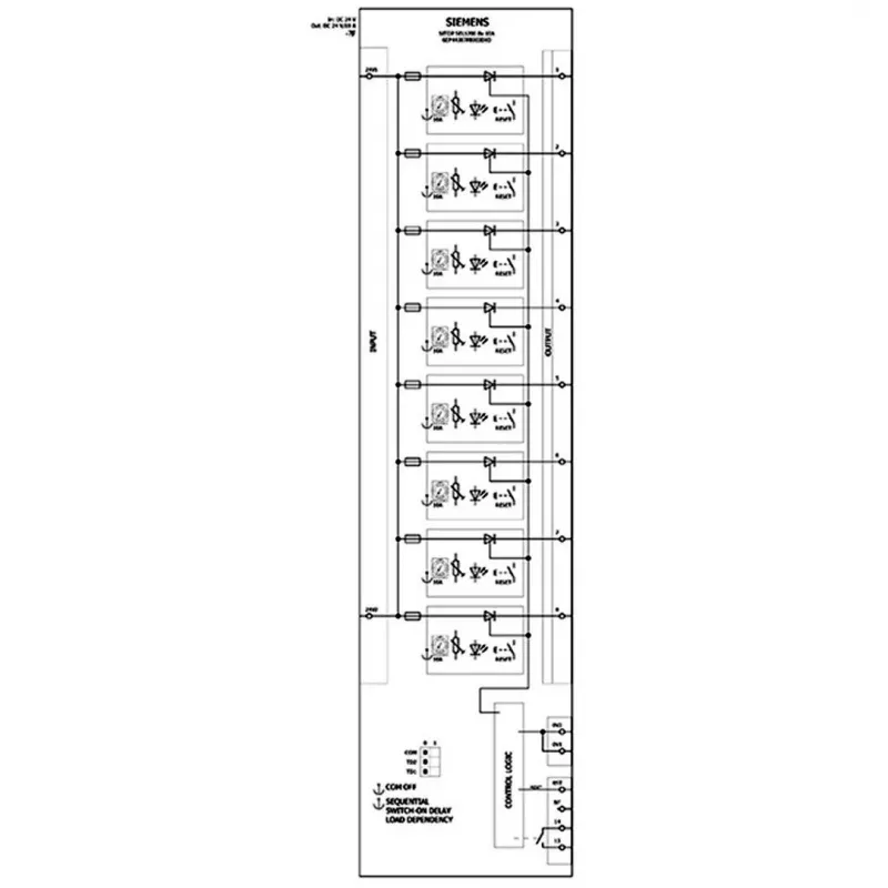 Siemens SITOP SEL1400 módulo selectivo DC 24 V/8 x 2,1 A (6EP4438-7EB00-3DX0)