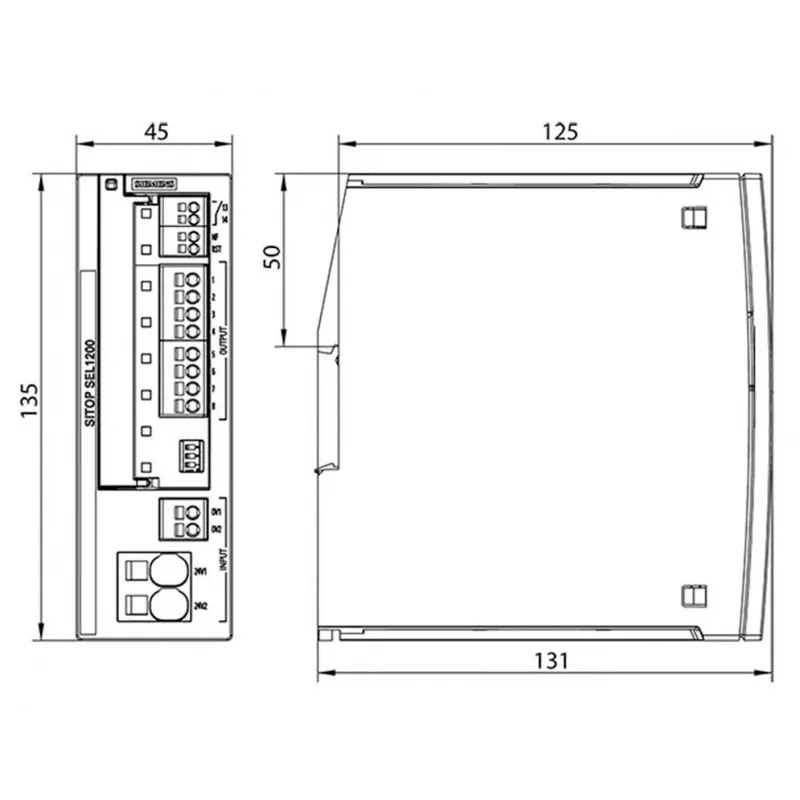 Siemens SITOP SEL1400 módulo selectivo DC 24 V/8 x 2,1 A (6EP4438-7EB00-3DX0)
