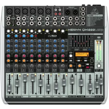 Behringer QX1222USB Mezclador de audio 16 canales