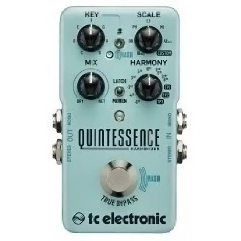 TC Electronic Quintessence Harmony Pedal de efectos para guitarra con tecnología MASH