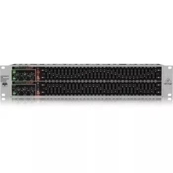 Behringer FBQ3102HD Ecualizador gráfico estéreo dual de 31 bandas con detección de feedback FBQ