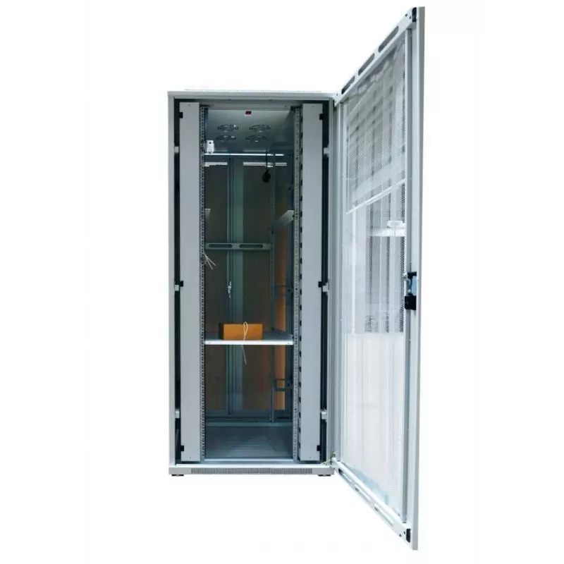 ALLNET ALL-SNB81222EKGrau Armario de red de pie 22U - Capacidad de carga 500 kg - Gris - 4 ventiladores