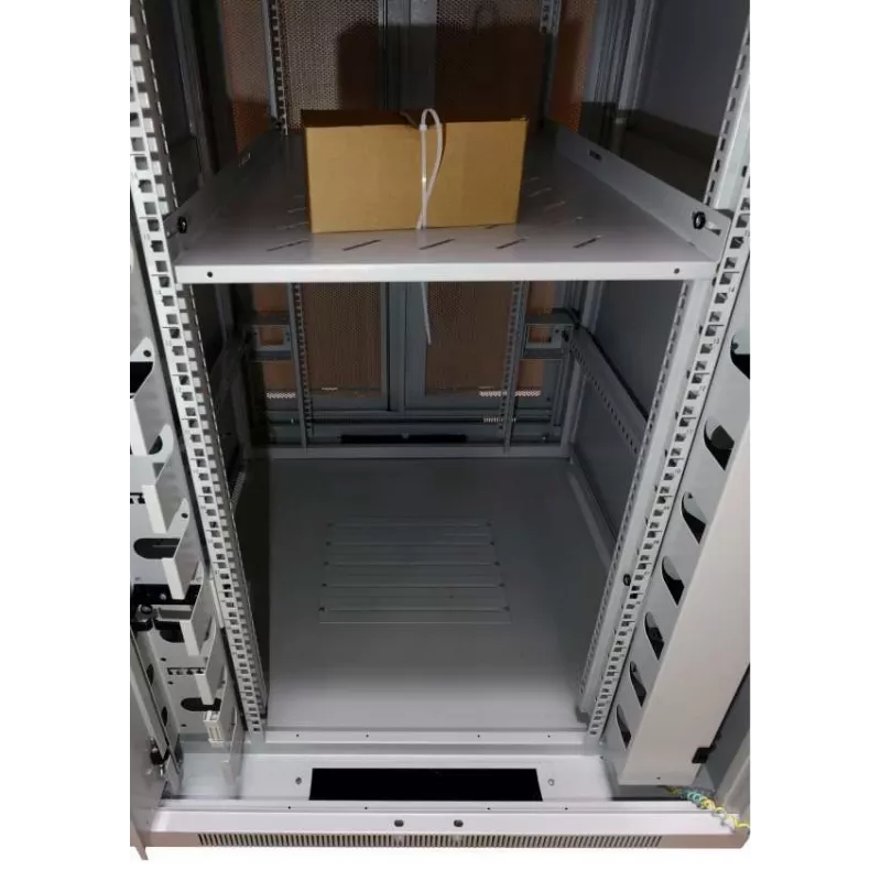 ALLNET ALL-SNB81222EKGrau Armario de red de pie 22U - Capacidad de carga 500 kg - Gris - 4 ventiladores