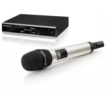 SENNHEISER SL Handheld Set DW-3-EU R, set vocal, incl. emisor de mano + MME 865-1, receptor estacionario y fuente de alimentación, GA 4, digital, 1,9 GHz