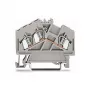 WAGO 280-641 borne de paso de 3 conductores, 2,5 mm, gris
