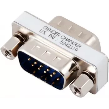 EFB Elektronik mini cambiador de género, D-Sub 9 pines conector macho a conector hembra