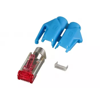 EFB conector RJ45 Hirose STP, TM21 azul, Cat.6, 100 uds.