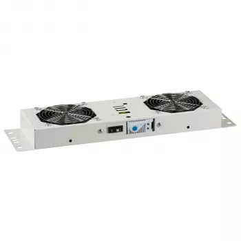 EFB-Elektronik BASIC Unidad de ventilador 2 uds., incl. termostato, RAL 9005 Plug & Play, para caja de pared IP55
