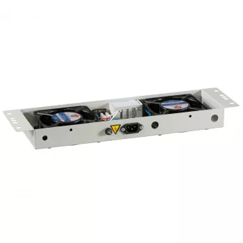 EFB-Elektronik BASIC Unidad de ventilador 2 uds., incl. termostato, RAL 9005 Plug & Play, para caja de pared IP55