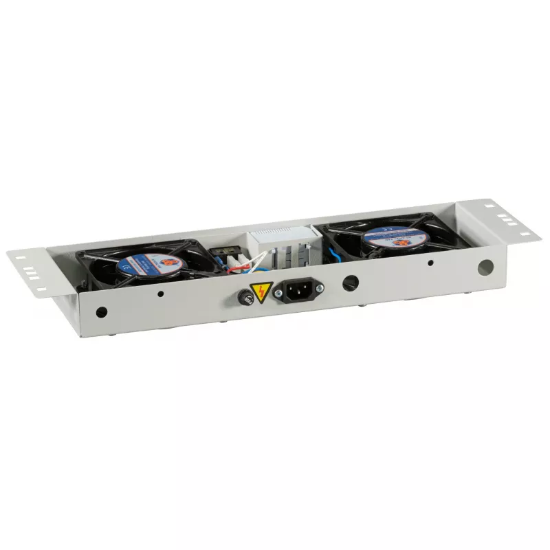 EFB-Elektronik BASIC Unidad de ventilador 2 uds., incl. termostato, RAL 9005 Plug & Play, para caja de pared IP55