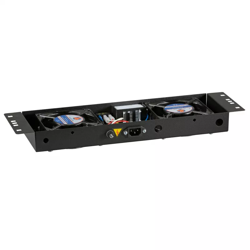 EFB-Elektronik BASIC Unidad de ventilador 2 uds., incl. termostato, RAL 9005 Plug & Play, para caja de pared IP55