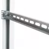 Perfil en C EFB Elektronik para gestión de cables, profundidad 800 mm, acero galvanizado en caliente, plata