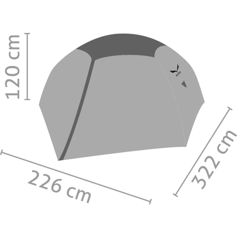 Tienda de campaña Salewa Latitude III para 3 personas - Cactus/Grey
