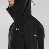 Chaqueta SALEWA Puez GTX 3L EPE mujer Black Out 38 (M)