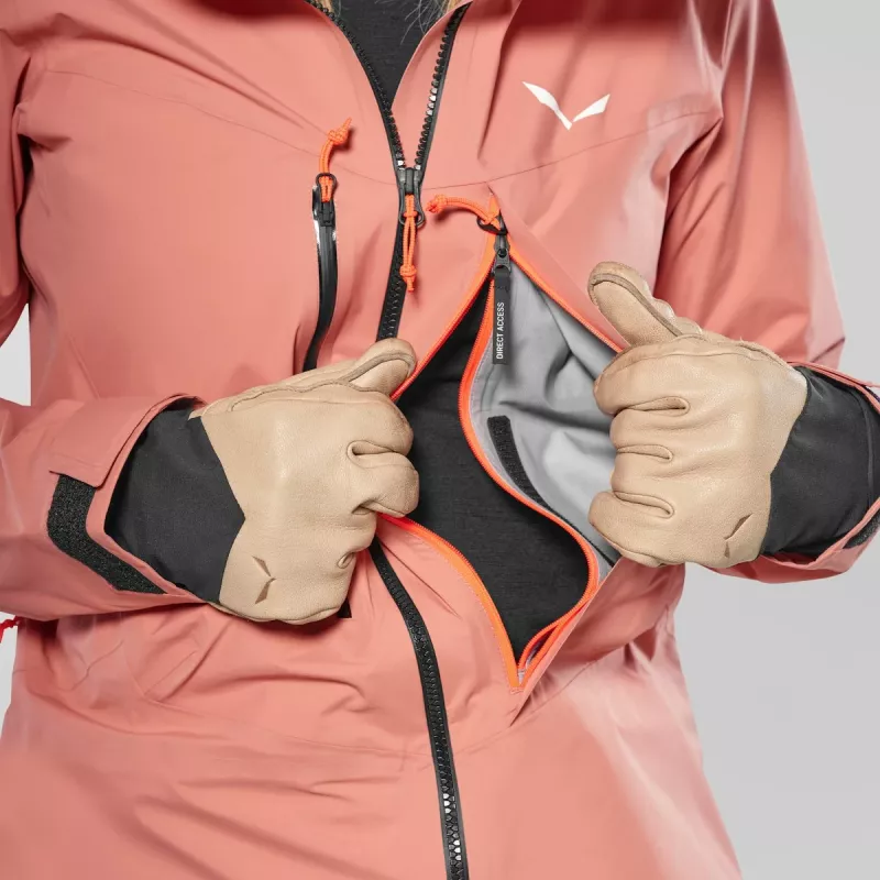 Chaqueta Salewa Sella 3L PTX mujer - Desert Pink XS