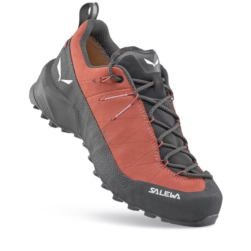 Salewa Wildfire Leather 2 GTX Zapatillas de aproximación para mujer - Etruskischrot/Schwarz, talla 41