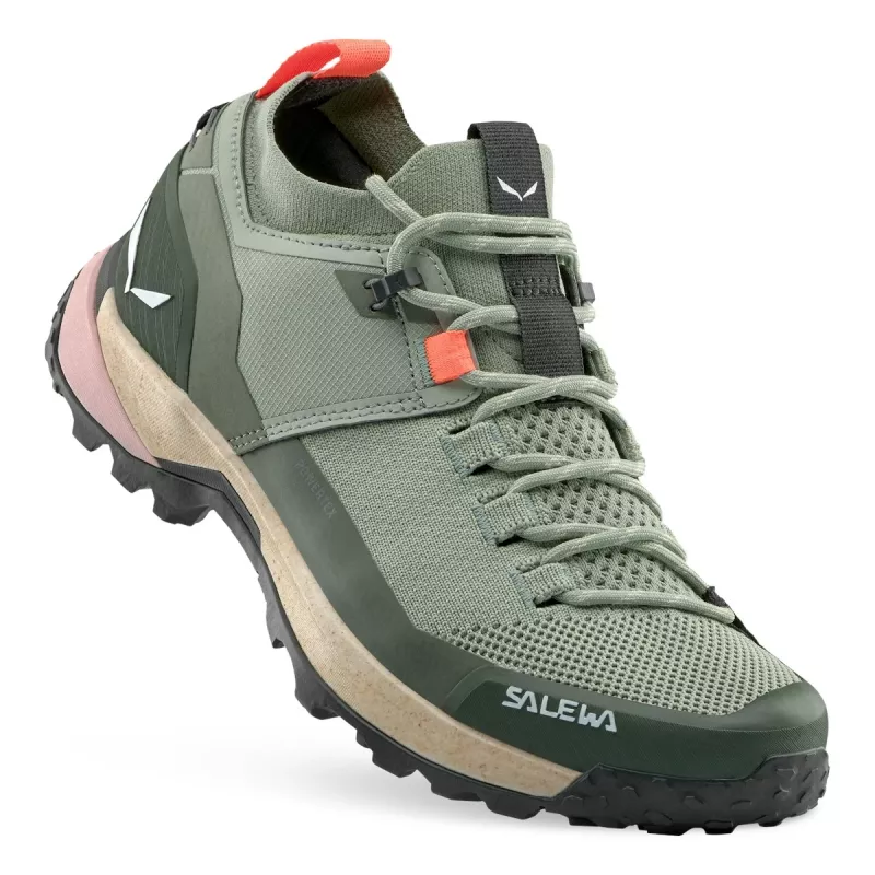 Salewa Puez 2 Knit Ptx Zapatos de senderismo para mujer - Shadow/Olive, Talla 38