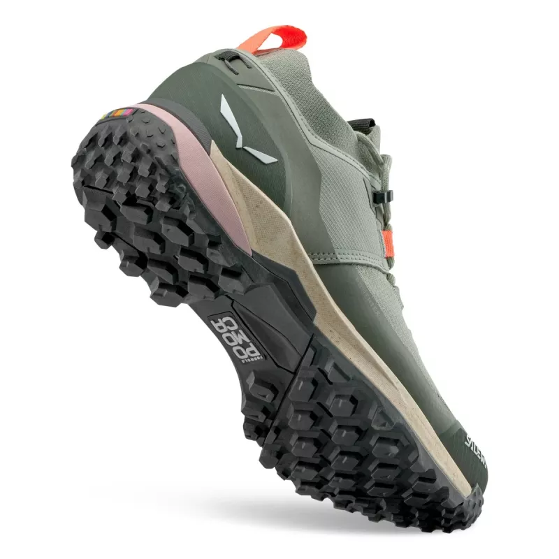 Salewa Puez 2 Knit Ptx Zapatos de senderismo para mujer - Shadow/Olive, Talla 38