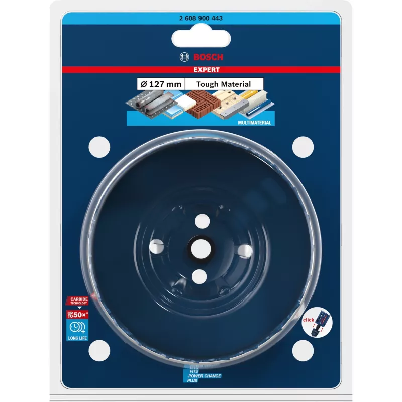 Bosch Expert Multi Material PC Plus Sierra de corona, Ø 127 mm (5)