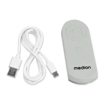 MEDION LIFE Camping Fan E10 TF (MD 12065) Gris/Blanco