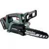 METABO MS 18 LTX BL 25 (601595900) SET Motosierra a batería (Verde/Negro, batería Li-Ion 4,0Ah 18V)