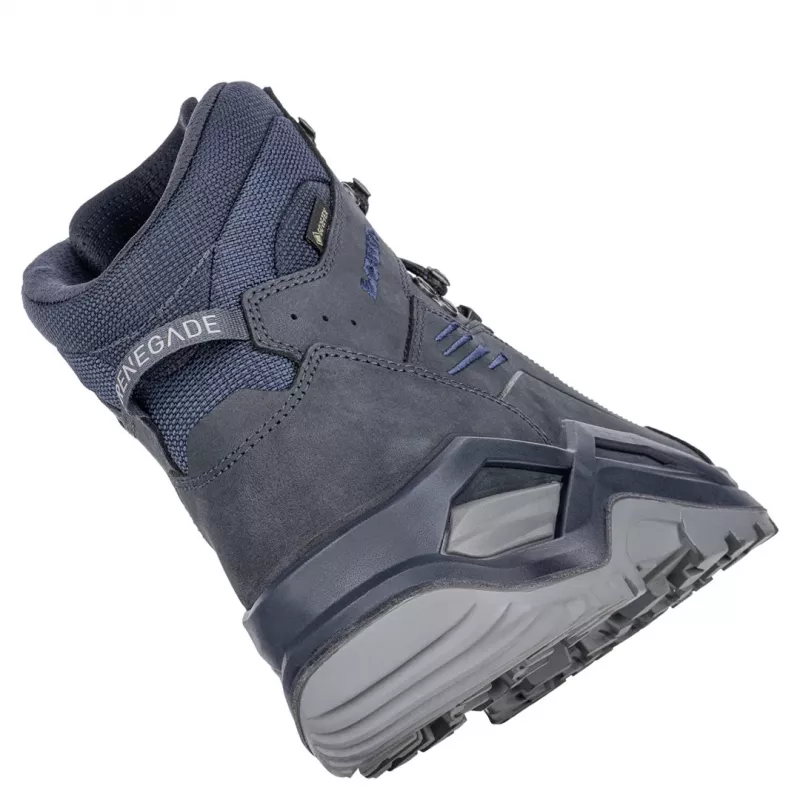 LOWA RENEGADE EVO GTX MID botas de senderismo - Navy/Honey - UK 11.5