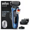 Braun Series 6 61-B4500cs afeitadora de lámina azul