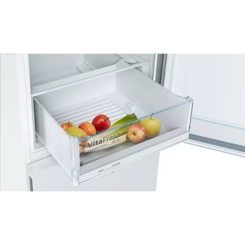 Bosch KGV362WEAS Frigorífico-congelador, blanco, 308 L de capacidad total, clase energética E