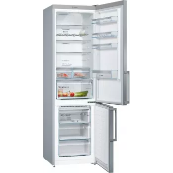 Bosch KGN397LEQ Frigorífico-congelador de pie con NoFrost, VitaFresh, 363 l, acabado inox, clase de eficiencia energética E